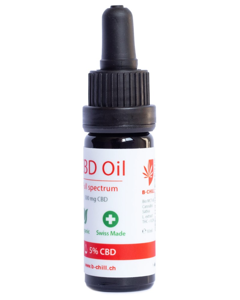 B-Chill Swiss CBD | Buy Full Spectrum CBD Oil 5% (500mg CBD)