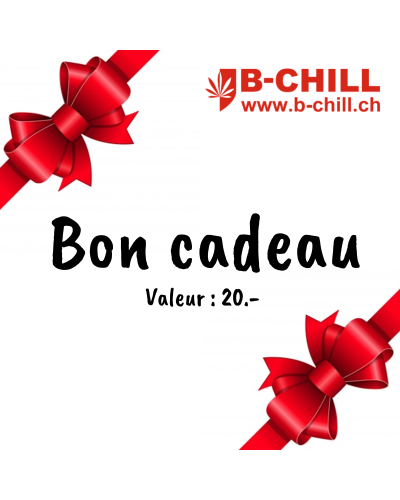 Bon Cadeau B-Chill Shop CBD 20 Francs