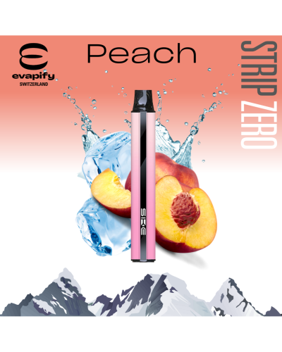 Achat e-cigarette Strip Peach 0% nicotine