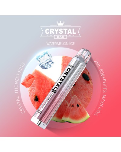 E-Cigarette Crystal Watermelon Ice with 2% nicotine 600 puffs