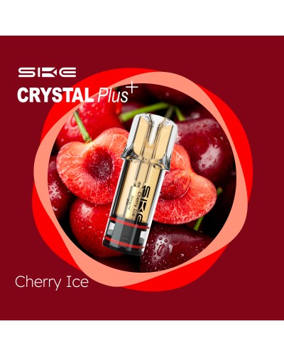 Pods E-Cigarette Crystal Plus Cherry Ice 2% de nicotine 600 Puffs