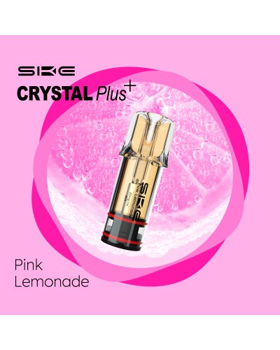 2 Pods E-Cigarette Crystal Plus Pink Lemonade 2% nicotine 600 Puffs