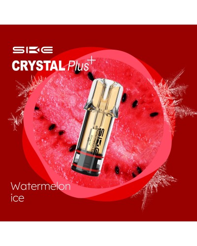 2 Pods E-Cigarette Crystal Plus Watermelon Ice 2% nicotine 600 Puffs