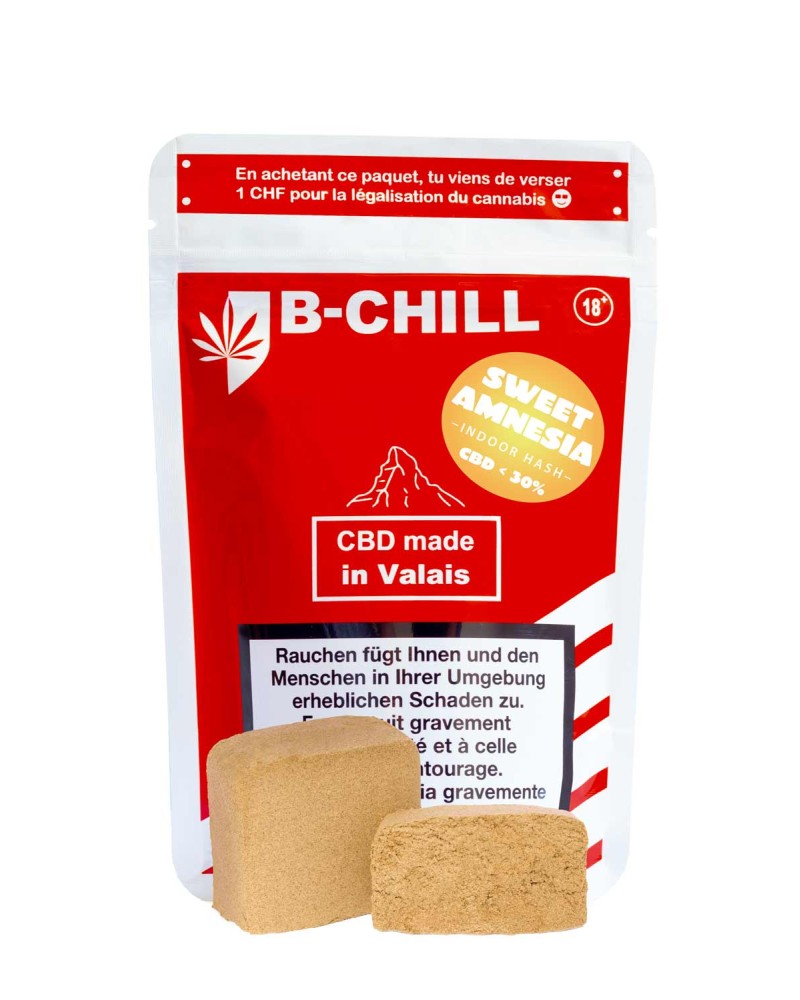 Acheter Nouveau Hashish CBD Indoor Sweet Amnesia Disponible Chez B-Chill