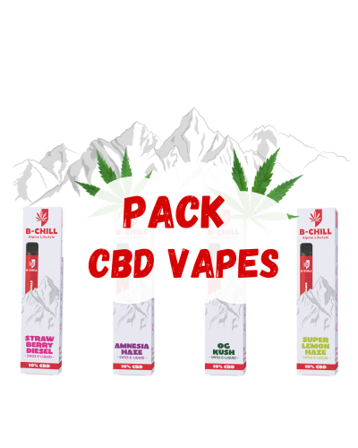 Value pack of CBD puffs also known as CBD Vapes or CBD e-cigarettes
