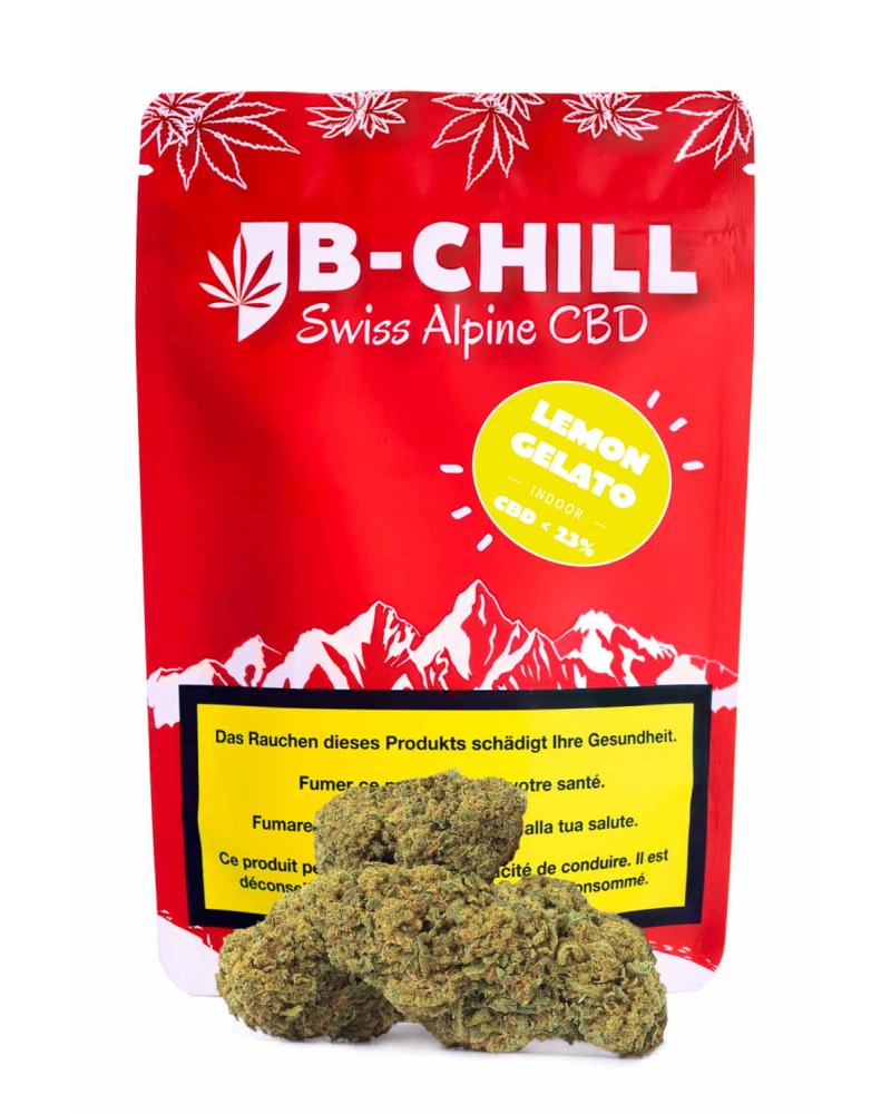 Achat CBD Suisse | Fleurs CBD Indoor Lemon Gelato
