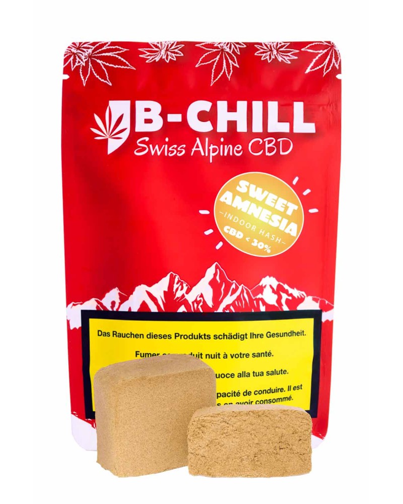 Buy New Indoor Sweet Amnesia CBD Hash Available at B-Chill