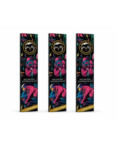 Laze King Size rolling papers, bleached