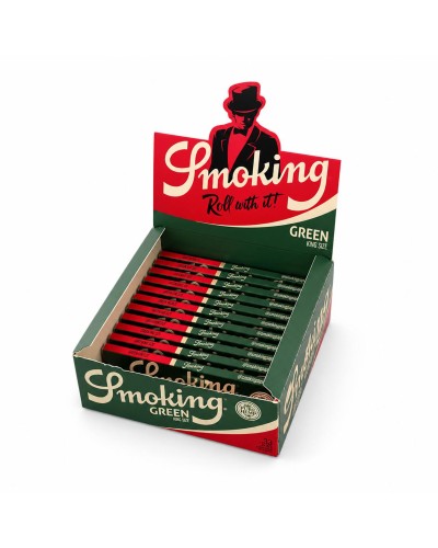 Shop de CBD: Achète les feuilles à rouler Smokiing Green King Size !