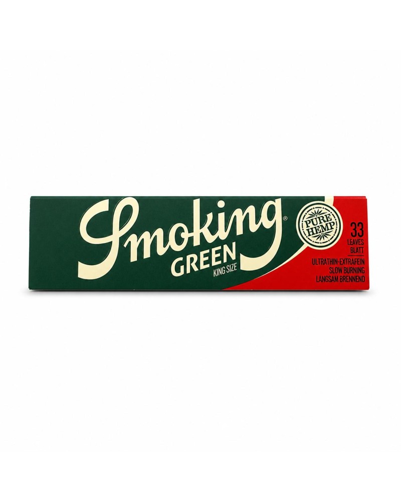 Shop de CBD: Achète les feuilles à rouler Smokiing Green King Size !