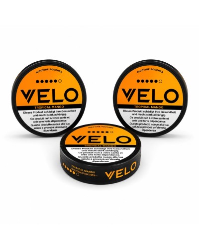 Shop de CBD en ligne: Commande la Snus Velo Tropical Mango chez B-Chill !