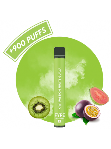 E-Cigarette Kiwi Passion Fruits Guava 900 Puffs