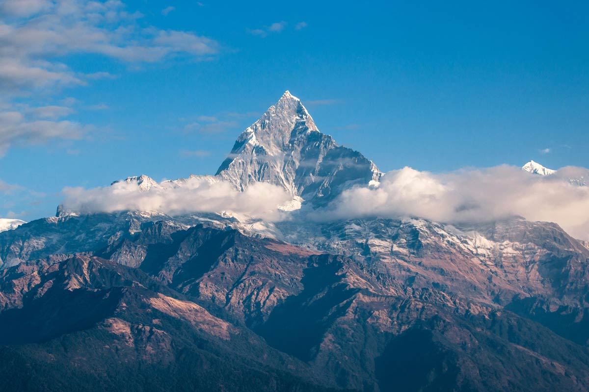 Montagne enneigée